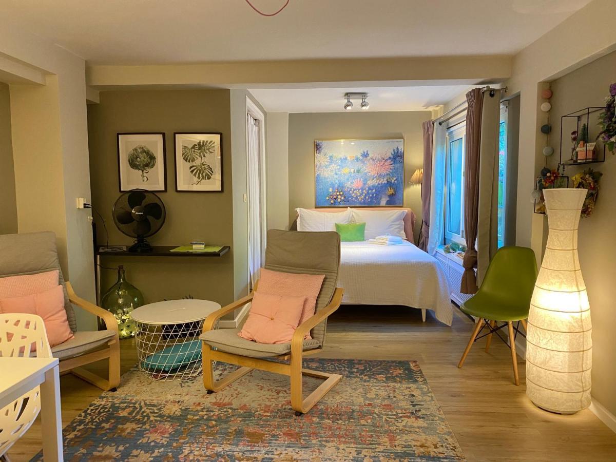 Paneon Apartments Nea Iraklitsa Luaran gambar