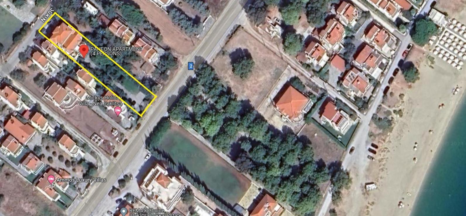 Paneon Apartments Nea Iraklitsa Luaran gambar
